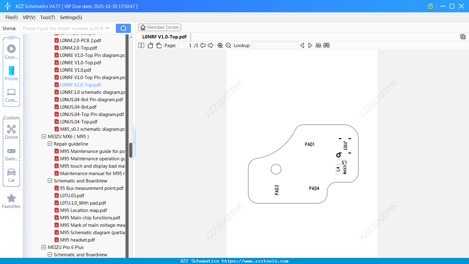 Meizu L0NRF V1.0-Top